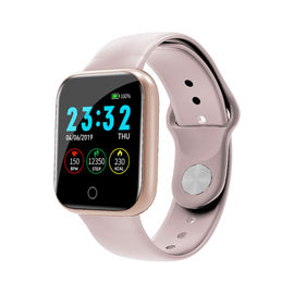 Dokunmatik Ekranlı Silikon Malzeme ve Bluetooth Özelliği i5 Akıllı Saat Gül Altın