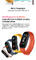 2021 yeni M6 akıllı bant bilezik izle spor izci nabız kan basıncı monitörü renkli ekran IP67 mobil Pho için