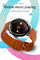 IP67 Su Geçirmez Bluetooth Arama Smartwatch Silika Jel Band BLE 5.0