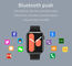 IWO K8 Blt Çağrı Smartwatch 320 * 385 1.78 İnç IWO 12 Pro Max IOS Android Telefon Kalp Hızı Sıcaklık Yan Anahtar Rotati