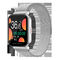 MT28 1.54 inç HD akıllı saat erkekler vücut sıcaklığının gerçek zamanlı izleme hava kalp hızı spor Andro için Smartwatch